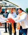 सीएम साय का हेलीपैड पर जनप्रतिनिधि और अधिकारियों ने किया भव्य स्वागत10