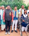 नवप्रवेशित बच्चों को किया सम्मानित, बोर्ड टॉपर्स को मिला स्मृति चिन्ह शाला प्रवेश उत्सव में विधायक टेकाम ने बांटीं साइकिलें8