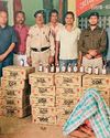 पुल के नीचे छुपाकर रखी गई एमपी की लाखों का शराब बरामद18
