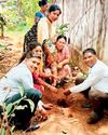 एक पेड़ मां के नाम थीम पर स्कूल और छात्रावास में किया पौधारोपण22