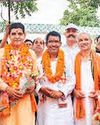 छत्तीसगढ़ी संस्कृति परंपरा से मंत्री पहूना का हुआ स्वागत, छत्तीसगढ़ी व्यंजन का स्वाद चखा7