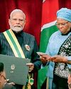 पीएम मोदी को नामीबिया का सर्वोच्च सम्मान12