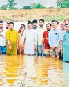 रेत की कीमत सहित अवैध उत्खनन भंडारण, अरपा में किया जल सत्याग्रह41