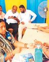 शिविर में 232 लोगों का स्वास्थ्य परीक्षण कर दी गई दवा10