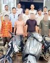 पुलिस ने चार वाहन चोरों को गिरफ्तार कर 6 बाइक जब्त की13