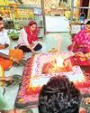 गुप्त नवरात्रि पर्व की महाष्टमी पर हुए हवन9