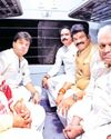 यात्रा का अनुभव अविस्मरणीय रहा बेंगलुरू ट्रेन में रविंद्र ने मंत्री सिंधिया के साथ यात्रा की11