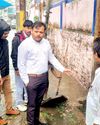 जलभराव की स्थिति देखने पहुंचे सीएमओ, सुधार कराया जलभराव की स्थिति देखने पहुंचे सीएमओ, सुधार कराया4