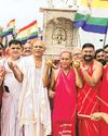 जैन मुनि के सानिध्य में पंच कल्याणक महोत्सव में जन्म से मोक्ष की धार्मिक12