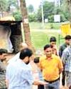 जलभराव और सड़क समस्या का जायजा लिया।6
