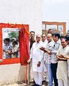 विधायक चंद्रप्रकाश ने असरावां में अंबेडकर भवन में कमरे का किया शिलान्यास14