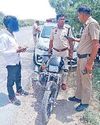 ड्रंक ड्राइविंग बाइक का 21 व बुलेट का 33 हजार का काटा चालान0