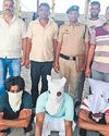 अवैध हथियारों सहित तीन युवक पकड़े, दो अवैध पिस्तौल बरामद0