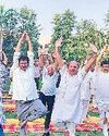 लोगों को योग के प्रति किया प्रेरित14