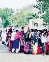 पेयजल समस्या को लेकर लगाया जाम पेयजल समस्या को लेकर लगाया जाम