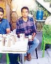 टीम ने मिठाई की दुकानों से लिए फिरनी के सैंपल6