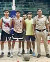 युवाओं को खेलों का अभ्यास करवा रहे पुलिस कर्मचारी13