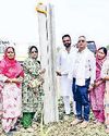 13 एकड़ में बनने जा रही नंद बाबा गोशाला के लिए हुआ भूमि पूजन यज्ञ14