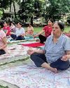 नियमित योग करने से शारीरिक व मानसिक स्वास्थ्य स्वस्थ रहता7