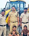 जेसीबी चोरी करने के दो आरोपी किए गिरफ्तार, जेसीबी बरामद0