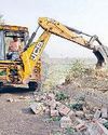 अवैध कॉलोनियों के निर्माण को डीटीपी ने किया नष्ट अवैध कॉलोनियों के निर्माण को डीटीपी ने किया नष्ट