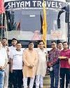 करनाल से श्री खाटू श्याम और सालासर बालाजी धाम के लिए बस यात्रा रवाना9
