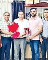 कुलपति नियुक्त होने पर प्रो. डॉ. रामपाल सैनी का डीएवी कॉलेज में भव्य स्वागत7