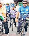 साइकिल रैली के जरिए दिया राष्ट्रीय एकता व स्वस्थ जीवन शैली का संदेश19