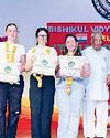 ऋषिकुल विद्यापीठ पहुंचा इटली का दल