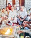हवन के साथ सामूहिक सत्संग प्रारंभ13