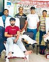 मेगा स्वास्थ्य जांच शिविर : 132 मरीजों ने लिया स्वास्थ्य लाभ, 20 ने किया रक्तदान11