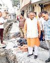 सीवर लाइन में गड़बड़ी पर मेयर का एक्शन3
