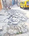 गली से मलबा न हटाने से राहगीर परेशान गली से मलबा न हटाने से राहगीर परेशान