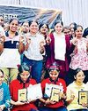 सम्मान समारोह विद्यार्थियों के अभिभावक भी उपस्थित रहे शिक्षा गौरव सम्मान समारोह में 256 मेधावी विद्यार्थियों को किया पुरस्कृत14