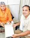 बवानिया में पीएचसी मंजूर करवाने के लिए सरपंच प्रतिनिधि ने की सांसद से मुलाकात3