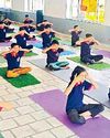 आकाश एकेडमी योग शिविर आयोजित11
