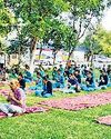 नागरिक अस्पताल में योग प्रशिक्षण कार्यक्रम का आयोजन21
