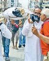 भ्रष्टाचार को लेकर प्रशासन का फूंका पुतला4