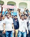 धर्मशाला पर ताला लगाने के विरोध में भड़का कश्यप समाज, नपा के खिलाफ नारेबाजी की8