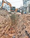पाइपलाइन टूटी, चार दिन से पेयजल का टोटा4