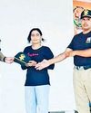 नागरिक अस्पताल की नर्सिंग आफिसर मनीषा मिल्ट्री कैंप में हुई सम्मानित17
