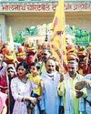 अलावलपुर में श्याम बाबा के वार्षिक उत्सव पर निकाली कलश यात्रा16