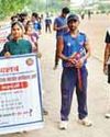 स्वस्थ जीवनशैली अपनाने के लिए किया गया प्रेरित तंबाकू निषेध दिवस पर शपथ एवं मिनी मैराथन दौड़10