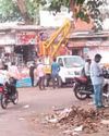 हटाया गया नगर के बस स्टैंड का अतिक्रमण3