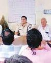 गुरु पूर्णिमा और मोहर्रम की तैयारियों को लेकर सांईखेड़ा पुलिस थाने में आयोजित की गई शांति समिति की बैठक6
