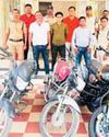 कोतवाली पुलिस ने चोरी की बाईक सिहत पांच शातिर चोर दबोचे16