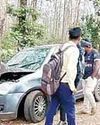 बाघ देव मंदिर के पास हुआ भीषण कार हादसा7