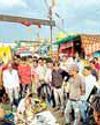 खुले में मांस बेचने वालों विक्रेता से वसूला जुर्माना14