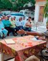 पुलिस थाना परिसर में शांति समिति बैठक आयोजित7