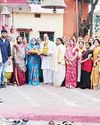 गुम्मच के कलश, पादुका और माताजी का कराया नगर भ्रमण3